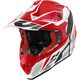 GIVI / ジビ Off-Road Helmet 60.1 INVERT Red/White/Black, Size 54/XS | H601FNVBR54