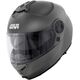 GIVI / ジビ Flip-up helmet X.21 EVO SOLID COLOR Matte Titanium, Size 61/XL | HX21SG76861