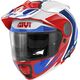 GIVI / ジビ Flip-up helmet X.27 TOURER GRAPHIC White/Blue/Red, Size 54/XS | HX27RTRWL54