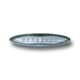 Ermax / アルマックス # 10 mini side markers almond-shaped 98mm white with led aluminium edge | 9105BL010