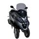 Ermax / アルマックス Pare Brise Scooter Touring (65 Cm ) Ermax / アルマックス For Mp3 350/400/500 Hpe (Sport-Business-Advanced Sport 2018-2022 Grey | TO53015-54