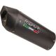 GPR / ジーピーアール Original For Aprilia Rx 125 2018/20 E4 Homologated スリッポンエキゾースト Furore Evo4 Nero | E4.A.72.FNE4
