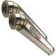 GPR / ジーピーアール Original For Husqvarna Te 630 E-Sms-Smr 2010/14 Pair Homologated スリッポンエキゾースト Powercone Evo | HU.26.PCEV