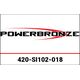 Powerbronze / パワーブロンズ Flip for SINNIS TERRAIN 125 17-23 (375 MM HIGH)/FROSTED SAPPHIRE BLUE | 420-SI102-018