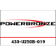 Powerbronze / パワーブロンズ Light Screen for HONDA CB500F 16-18 (260 MM)/FROSTED STEALTH GREY | 430-U250B-019