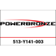 Powerbronze / パワーブロンズ Badged Crash Post Set for YAMAHA YZF-R7 21-23/BLACK | 513-Y141-003