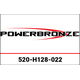 Powerbronze / パワーブロンズ Cooler Grill (Plastic) for HONDA NC700S 12-14/NC700X 12-14/NC750S 13-20/NC750X 13-23 (PLASTIC)/GLOSS BLACK | 520-H128-022