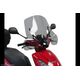 Powerbronze / パワーブロンズ Scooter Screens for PEUGEOT KISBEE 50 10-23 (290 MM HIGH)/FROSTED STEALTH GREY | 430-U344-019
