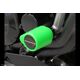 Powerbronze / パワーブロンズ Badged Crash Post Set for KAWASAKI Z125 19-23/BLUE | 513-K148-008