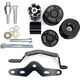GSGモトテクニック クラッシュパッドセット マウンティングプレート ブラックアノダイズド Honda CBR 600 RR (2007-2008) | 5544450-H27-SH