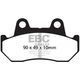 EBCブレーキ UK製ケブラー オーガニックFAシリーズ ブレーキパッド リア左側用 | FA069