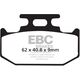EBCブレーキ カーボン TT パッド Enduro/MX バイク リア右側用 | FA152TT