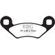 EBCブレーキ カーボン TT パッド Enduro/MX バイク フロント左側用 | FA159TT