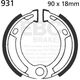 EBCブレーキ Plain モーターサイクル リプレイスメント ブレーキシューズ フロント左側用 | 931
