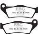 EBCブレーキ UK製ケブラー オーガニックFAシリーズ ブレーキパッド リア右側用 | FA363