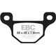 EBCブレーキ UK製ケブラー オーガニックFAシリーズ ブレーキパッド フロント左側用 | FA481