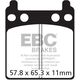 EBCブレーキ UK製 セミ-シンタリング Vパッド リア左側用 | FA032V