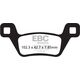 EBCブレーキ カーボン TT パッド Enduro/MX バイク フロント左側用 | FA600TT