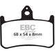 EBCブレーキ USA製 EPFA シリーズ エクストリーム Pro シンタリング ブレーキパッド フロント左側用 | EPFA187HH