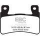 EBCブレーキ USA製 EPFA シリーズ エクストリーム Pro シンタリング ブレーキパッド フロント左側用 | EPFA265HH