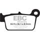 EBCブレーキ R シリーズ Heavy Duty シンタリング ブレーキパッド リア右側用 | FA367/2R