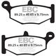 EBCブレーキ USA製 ダブルHシリーズ シンタリング ブレーキパッド リア右側用 | FA419HH
