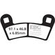 EBCブレーキ R シリーズ Heavy Duty シンタリング ブレーキパッド リア左側用 | FA456R