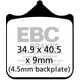 EBCブレーキ GPFAX シンタリング ロード ブレーキパッド フロント左側用 | GPFAX604/4HH