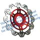 EBCブレーキ Veeシリーズ Sport バイク ブレーキディスク（レッドハブ）フロント左側用 | VR624RED