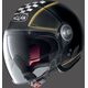 Nolan / ノーラン ジェット ヘルメット N21 VISOR AMARCORD, Black Gold