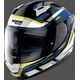 Nolan / ノーラン フルフェイス ヘルメット N60-6 LANCER, White Yellow Blue