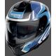 Nolan / ノーラン フルフェイス ヘルメット N80-8 RUMBLE N-COM, Blue, Size XXL | N880005780608