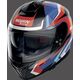 Nolan / ノーラン フルフェイス ヘルメット N80-8 RUMBLE N-COM, Blue Red, Size L | N880005780621