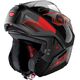 Nolan / ノーラン モジュラー ヘルメット N90-3 06 COMEBACK N-CO, Black Red, Size S | N9Z0006630445