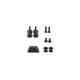 SW Motech / SWモテック Adapter kit for ADVENTURE-RACK. Black. For DUSC mount on ADVENTURE-RACK. | GPT.00.152.36200/B