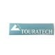TOURATECH / ツアラテック ステッカー （ホワイト） 20cm | 01-100-0115-0