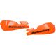 SW Motech VPS plastic guards. Orange. With variable black wind deflector. | VPS-003-01-OR