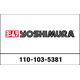 YOSHIMURA / ヨシムラ JMCA フルエキゾーストシステム トリオーバル ADDRESS V125 05-07 (ST) - チタン カバー | 110-103-5381