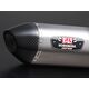 Yoshimura Slip-on Type-E R-77J SV650/SV650X 16- , Satin Finish cover, Carbon end | 170-169-5W31