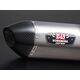 YOSHIMURA / ヨシムラ EEC approved スリップオン R-77J カーボンエンド GSR750 11-16 (STC) - チタン カバー カーボン エンド | 1A0-158-5W80