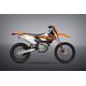 Yoshimura / ヨシムラ USA KTM 450Sx-F/500Exc-F/Husq Fc/Fx450 16-18 RS-4 Stainless Slip-On Exhaust, W/ Aluminum Muffler | 264612D322