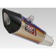 YOSHIMURA / ヨシムラ JMCA approved スリップオン R-11 Single Exit GSX-R1000 12-16 (STB) - チタン ブルー カバー | 110-519-5E80B