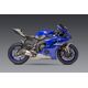 Yoshimura / ヨシムラ USA YZF-R6V 06-20 At2 Stainless Slip-On Exhaust, W/ Stainless Muffler | 13630BP521