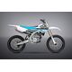 Yoshimura / ヨシムラ USA YZ250F 14-18/YZ250Fx/Wr250F 15-18 RS-4 Stainless Full Exhaust, W/ Aluminum Muffler | 231010D321