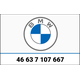 BMW Genuine Windscreen, low, tinted | 46637107667 / 46 63 7 107 667