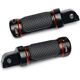 Harley-Davidson Adversary Passenger Footpegs - Black Ornage - 21-Later Revolution Max | 50501979
