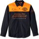 Harley-Davidson Shirt-Woven, Colorblock-Design-Harley Orange | 96077-24VM