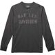 Harley-Davidson Men'S Staple Henley, Heather Charcoal | 96092-23VM