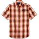 Harley-Davidson Shirt-Woven, Orange Plaid | 96092-24VM