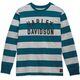 Harley-Davidson Tee-Knit, Stripe Deep Teal | 96096-23VM